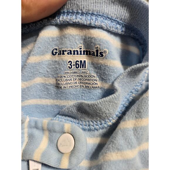 Garanimals 3 to 6 months striped sleeper - Picture 5 of 5